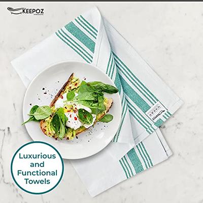  Utopia Towels Dish Towels, 15 x 25 Inches, 100% Ring Spun  Cotton Super Absorbent Linen Kitchen Towels, Soft Reusable Cleaning Bar and  Tea Towels Set (12 Pack, Blue) : Home & Kitchen