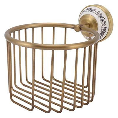 Qcold Metal Wire Basket Storage, Bathroom Basket for Organizing, Bathroom  Counter Organizer with Wooden Handles, Farmhouse Bathroom Decor Tray, Toilet  Paper Basket Storage (Small, Goldenen) - Yahoo Shopping