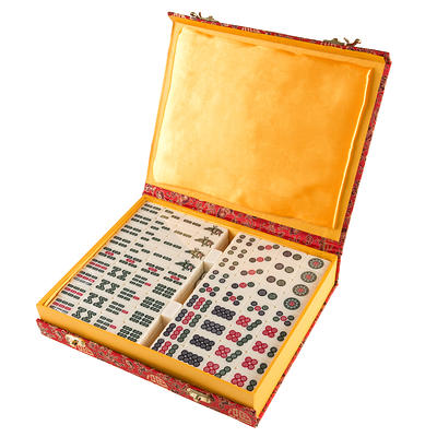 Yellow Mountain Imports Professional Chinese Mahjong Game Set - Double