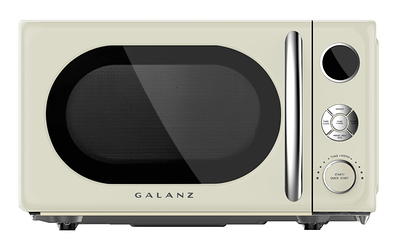 Retro 0.7 Cubic Foot 700-Watt Countertop Microwave Oven - Black