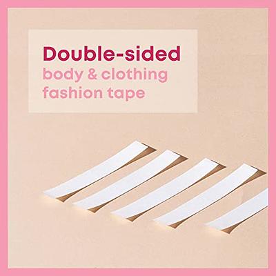 Risqué Double Sided Tape for Fashion Clothes Skin, Fabric Tape & Body Tape, Strong Multi Use Transparent Clear Color