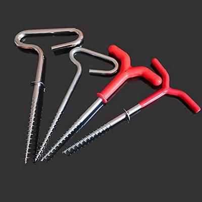 XXhailan Stainless Steel Ice Fishing Nails Ice Fishing Tent Pegs