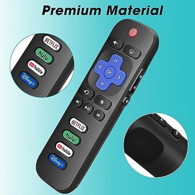(Pack of 2) Replacement Remote Control Only for Roku TV, Compatible for TCL  Roku/Hisense Roku/Onn Roku/Philips Roku Smart TVs(Not for Stick and Box)