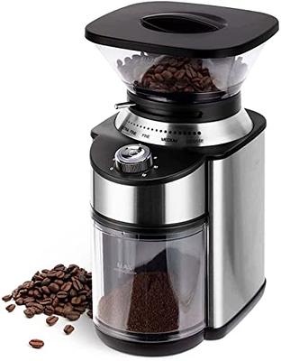 Greater Goods Burr Coffee Grinder - A Precise Coffee Bean Grinder for  Everything from Espresso to Cold Brew, Built in Coffee Scale for a More  Consistent Grind (Onyx Black)