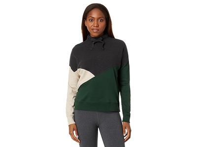 PACT Sporty Trend Pullover (Charcoal Heather/Wheat Heather/Mountain View)  Women's Clothing - Yahoo Shopping