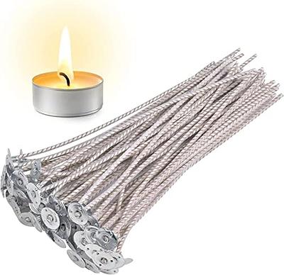 150Pcs Natural Candle Wicks, 50Pcs 8 Inch Candle Wicks, 50Pcs 6