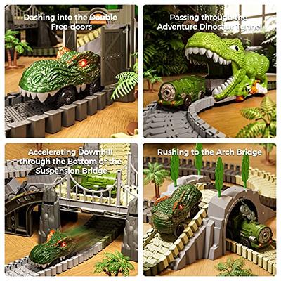 Dinosaur Track Toys - Dinosaur Race Car Track Toy Set Dinosaurs