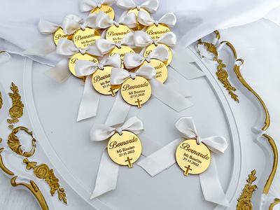 Gold Acrylic Baptism Mirror Tags, Favor Tag, Personalized Custom Name Mi  Bautizo Tags - Yahoo Shopping