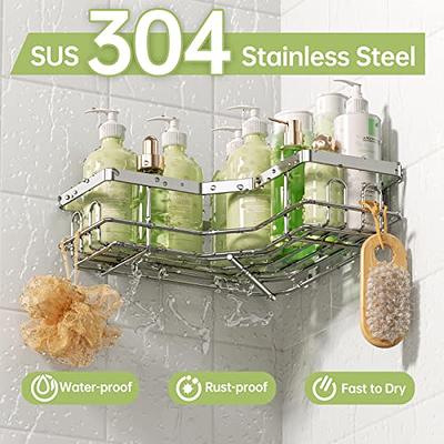 Acrylic Corner Shower Caddy Shelf Bathroom Storage Holder Rack Organizer 2  Pack