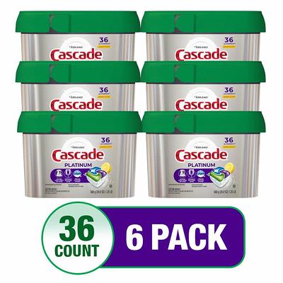 Cascade Fresh Scent Platinum Dishwasher Detergent Actionpacs + Cleaner Pods  - 48ct : Target