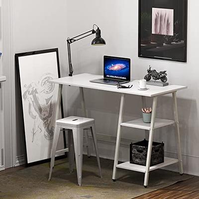 SHW Home Office 32-Inch Computer Desk Black