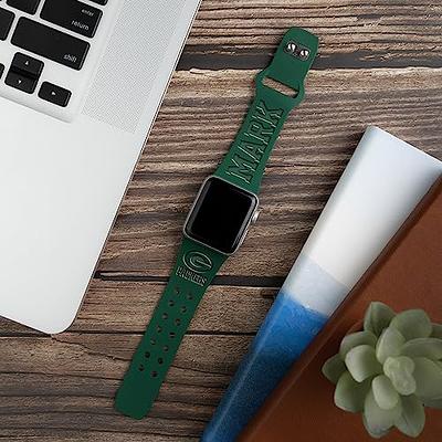 Gametime Green Bay Packers Green Silicone Apple Watch Band(38/40mm M/L). Watch Not included.