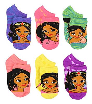 Disney Princess Elena of Avalor Girls 6 pack Socks (Shoe: 7-10