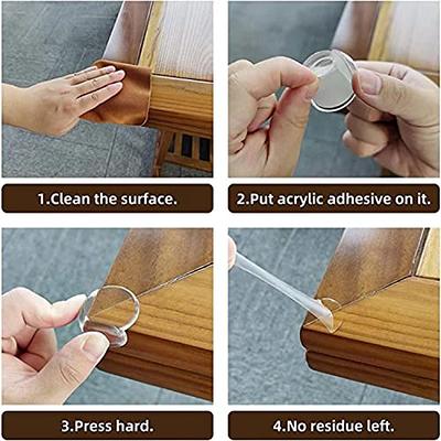 Corner Protector Baby Proofing,12 Pack Large Clear Corner Protectors  Furniture Corner Guard & Edge Safety Bumpers Table Corner Protectors for  Baby