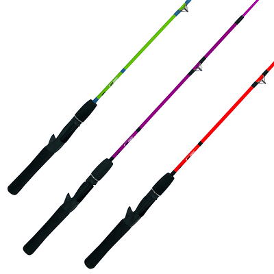 Zebco Hot Cast 2-Piece Casting Rod, 4-Foot 6-in 2-Piece Rod