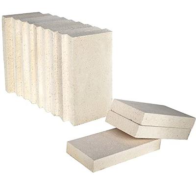 SIMOND STORE Insulating Fire Bricks, 2500F Rated, 1.25 Inch x 4.5 Inch x 9  Inch, Pack