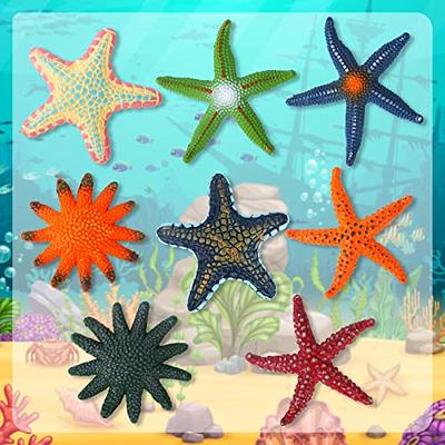 8pcs Starfish Diving Toys, Colorful Big Diving Pool Toys Starfish Toys TPR Soft  Rubber Sea Ocean