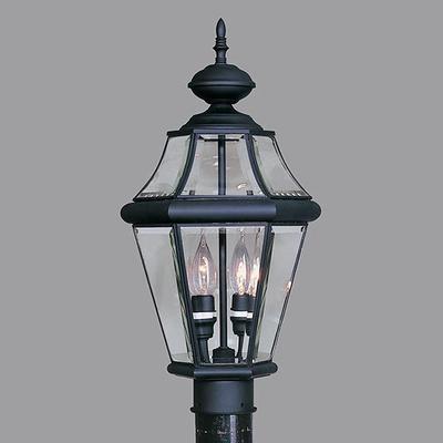 allen + roth Brayden 21.63-in Matte Black Traditional Outdoor Light Post  Lantern in the Post Light Parts department at