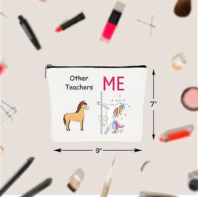 Teacher Gifts - Cosmetic Bags, Makeup Bag, Toiletry Bag for Women - Bulk  Teacher Appreciation Gifts with End of Year, Christmas, Thanksgiving and  Birthday Ideas - Cute Teachers Appreciation Gifts - Yahoo Shopping