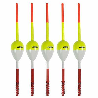 5pcs Weighted Float Bobbers For Fishing Snap On Floats Bouy
