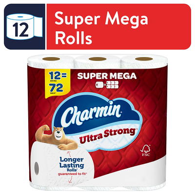 Charmin Ultra Strong Clean Touch Toilet Paper, 30 Family Mega Rolls = 153  Regular Rolls