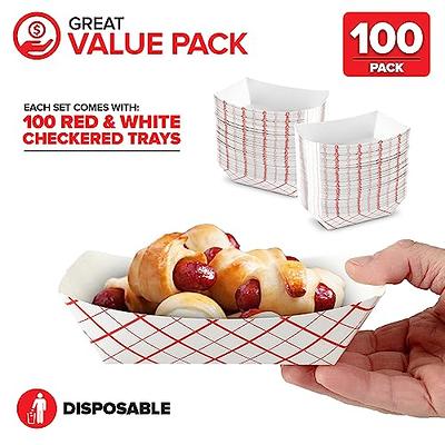 Specialty Quality Packagi 8701 PE Plaid No. 100 Food Tray Pack of 1000