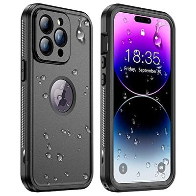 SPIDERCASE Designed for iPhone 14 Pro Max Case, with Built-in Tempered  Glass Screen & Camera Lens Protector [12FT Military Dropproof