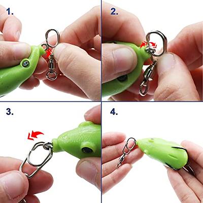 50pcs Fishing Swivel Saltwater Heavy Duty Solid Ring Stainless Steel With  Ball Bearing Rolling Sea Fishing Hook Lure Connector