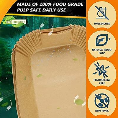  Air Fryer Paper Liner Disposable: 100PCS 8 Inch Airfryer Insert Parchment  Paper Sheets, Grease and Water Proof Non Stick Basket Liners for Baking  Cooking Roasting from ctizne : Home & Kitchen