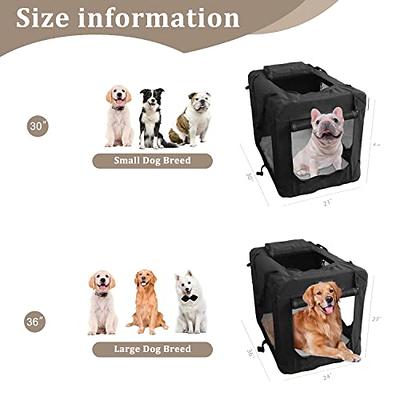 Zampa Dog Carrier Crate for Extra Small Dogs 19.5“x13.5”x13.5” | Portable  Cat Carrier | Pet Travel Collapsible & Foldable | Puppy Crates for Car