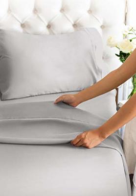 King Size Sheet Set & Cooling Hotel Luxury Bed Sheets - Extra Soft - Deep Pockets - Easy