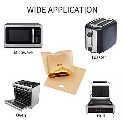 2PCS Non-stick reusable toaster bag - Toaster sandwich bag Grilled