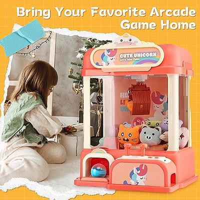 Candy Mini Claw Machine for Kids, Unicorn Toys for Girls 8-10