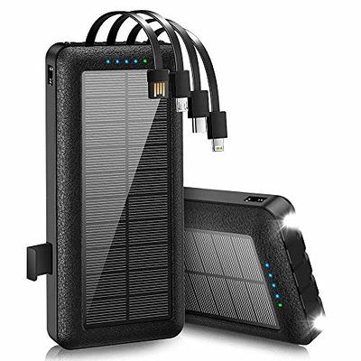 Durecopow 30000mAh Solar Charger for Cell Phone iPhone, Portable