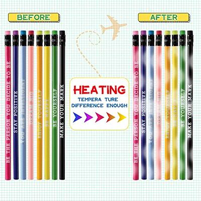 40 Pcs Motivational Pencils Back to School Pencils Color Changing Mood  Pencil Inspirational Pencil Cute Pencil Personalized Pencil with Saying  Heat Activated Pencil For Student (Inspirational Style) - Yahoo Shopping