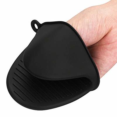 2 Packs Silicone Oven Mitts Pot Holders Sets For Kitchen Heat Resistant  Small Kitchen Mittens Rubber Air Fryer Mitts Mini Pot Pinch Grip For  Cooking & Baking