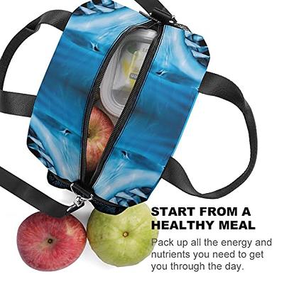 Fun Animal Snack Bag for Kids  Lightweight and insulated Lunch Bag With  Strap 