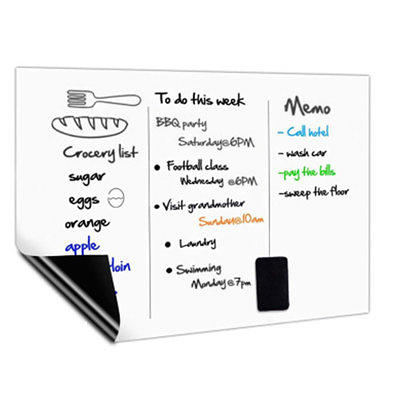 Lorell Magnetic Whiteboard Easel