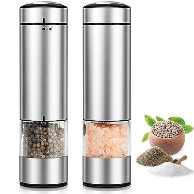 XWXO Premium Acrylic Salt and Pepper Grinder Set, Manual Salt and