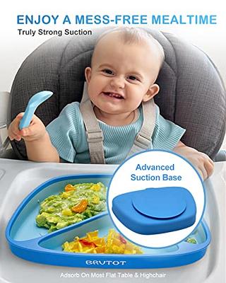 Platinum Silicone Suction Plates for Self-Feeding