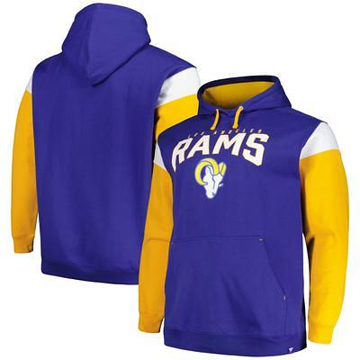 Los Angeles Rams FOCO Colorblock Mesh V-Neck & Shorts Set - Royal