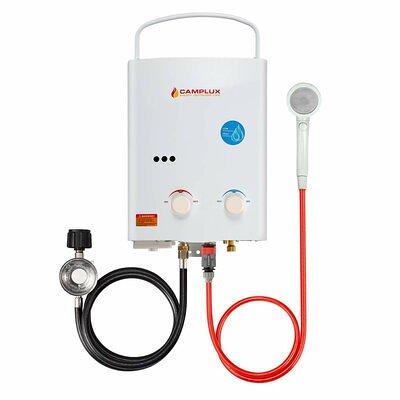 Camplux 5L 1.32 GPM Outdoor Portable Propane Tankless Water Heater