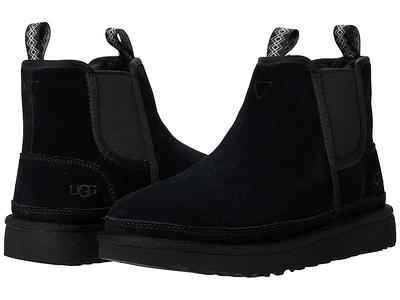 Ugg Men's Hillmont Chelsea Boot, 11, Black Leather