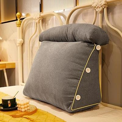 FAVICOVID Headboard Pillow Bed Reading Pillow Back Rest Pillow Decorative Lumbar  Pillows for Sofa Support Bolster Cushion with Removable Cover - Yahoo  Shopping