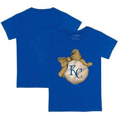 Kansas City Royals Tiny Turnip Girls Youth Baseball Flag Fringe T