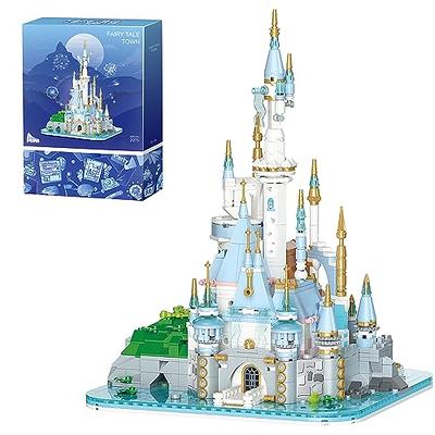  LEGO Disney Princess The Ice Castle Building Toy 43197, with  Frozen Anna and Elsa Mini Doll Figures and Olaf Figure, Disney Castle Kit  to Build, Disney Gift Idea, Castle Toy for