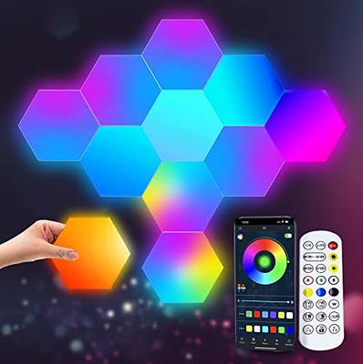 Hexagon Lights Remote Controlled, Smart RGB LED Wall Lights