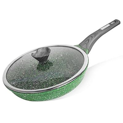 Premium Nonstick Frying Pan with Lid, 12 Inch, PFOA-Free