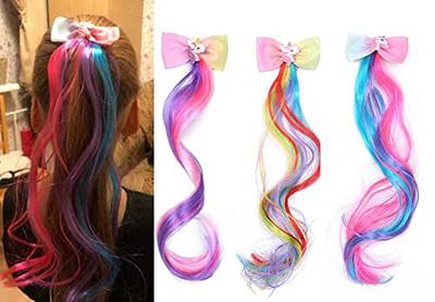 Braiding Hair Set for Kids Hair Extension Colored Hair Extensions Hair  Accessories for Girls 