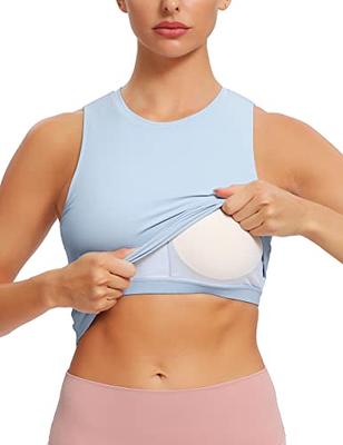 Natural Feelings Sports Bras for Women Removable Padded Yoga Tank